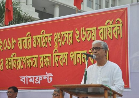 â€˜Indian constitution is being knifed again and again by BJP Govtâ€™ : Manik Sarkar